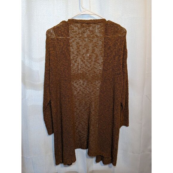 Altar’d State Womens Oversized Small/Medium Chunky Knit Sweater Cardigan Brown - Picture 7 of 9